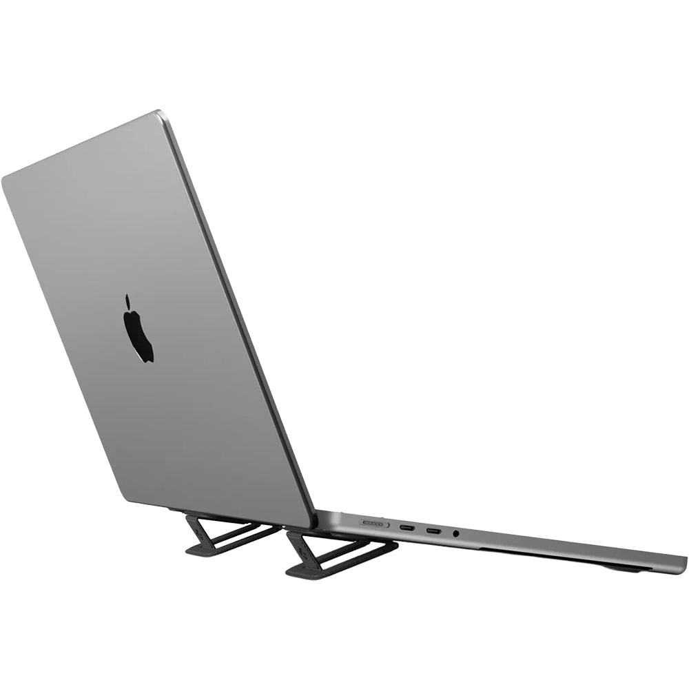 Höhenverstellbarer Ständer für Laptop und Tablet, Spigen Slimfold LD201-S2, Schwarz