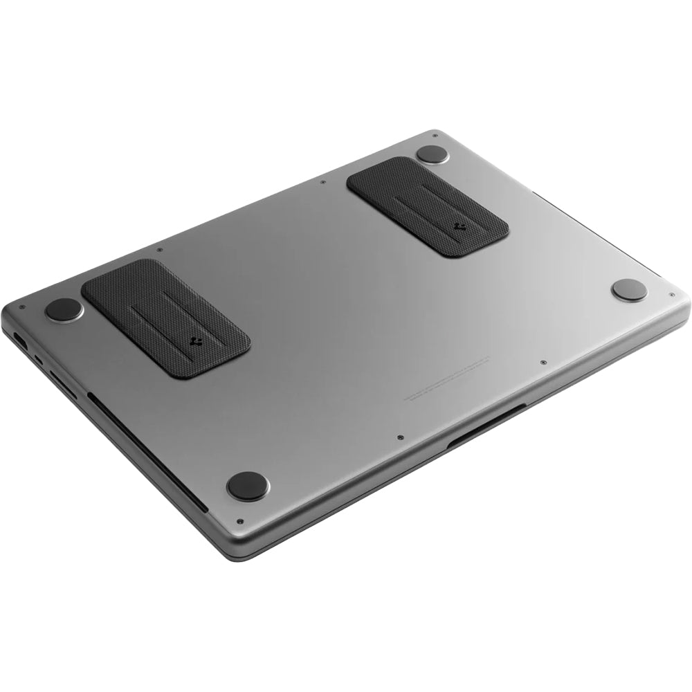 Höhenverstellbarer Ständer für Laptop und Tablet, Spigen Slimfold LD201-S2, Schwarz