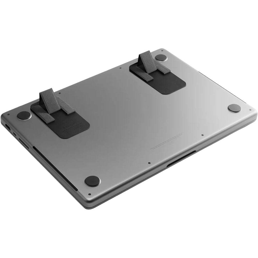 Höhenverstellbarer Ständer für Laptop und Tablet, Spigen Slimfold LD201-S2, Schwarz