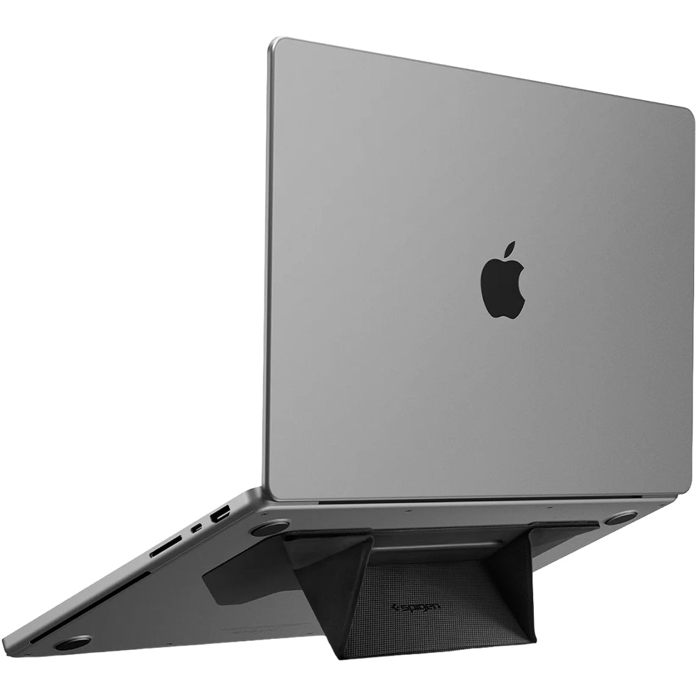Laptopständer für Laptops bis 16", höhenverstellbar, Spigen Slimfold LD201-S3, Schwarz