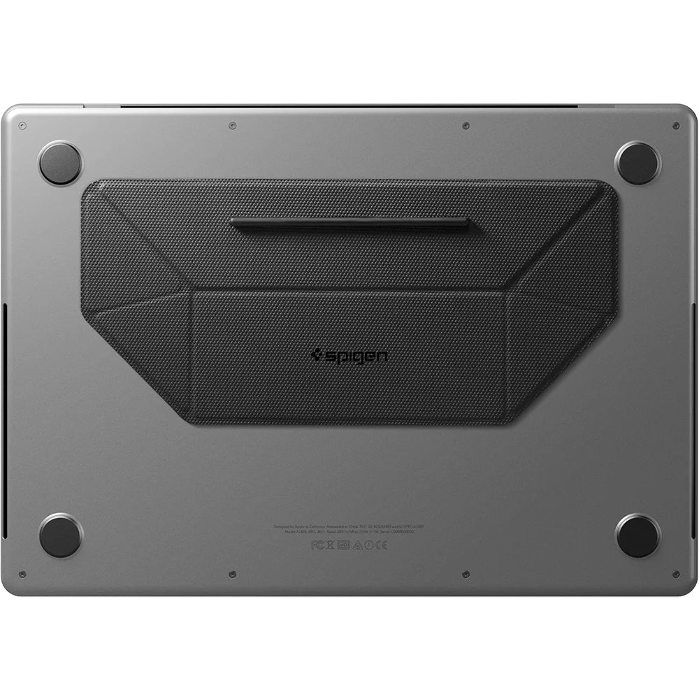 Laptopständer für Laptops bis 16", höhenverstellbar, Spigen Slimfold LD201-S3, Schwarz