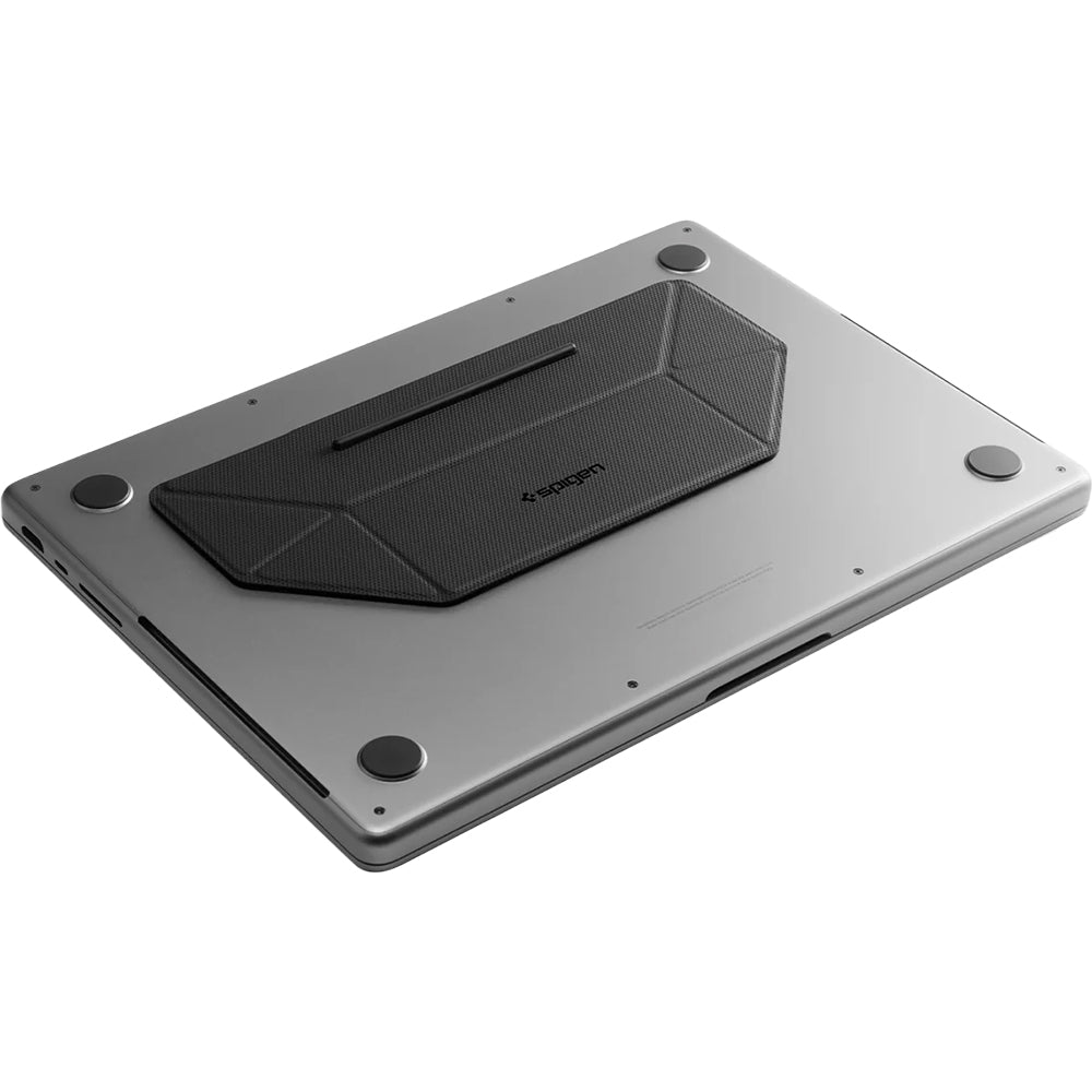 Laptopständer für Laptops bis 16", höhenverstellbar, Spigen Slimfold LD201-S3, Schwarz