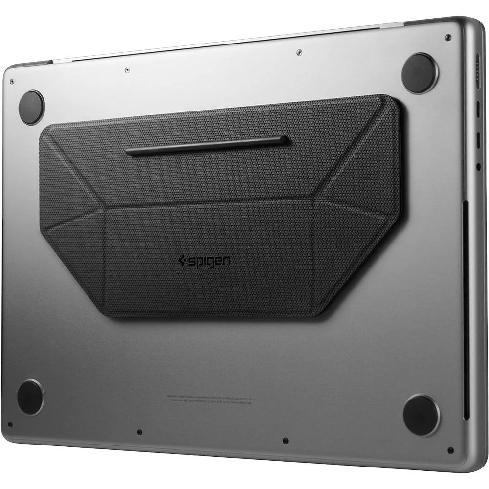 Laptopständer für Laptops bis 16", höhenverstellbar, Spigen Slimfold LD201-S3, Schwarz