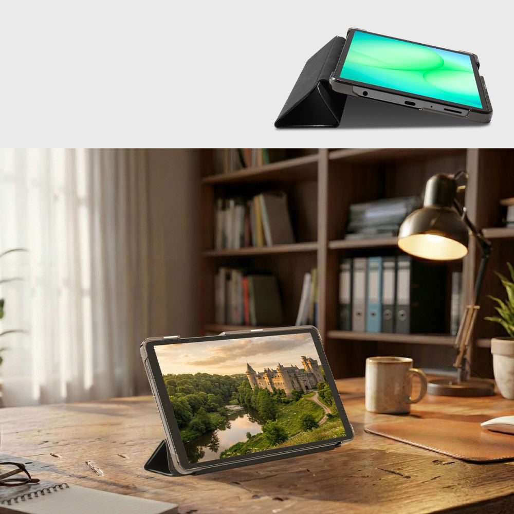 Schutzhülle für Galaxy Tab A11 / A9, Spigen Smart Fold, Schwarz