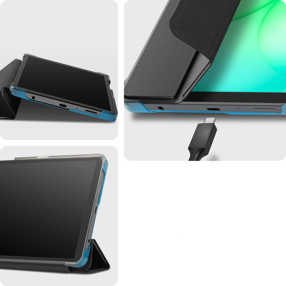 Schutzhülle für Galaxy Tab A11 / A9, Spigen Smart Fold, Schwarz