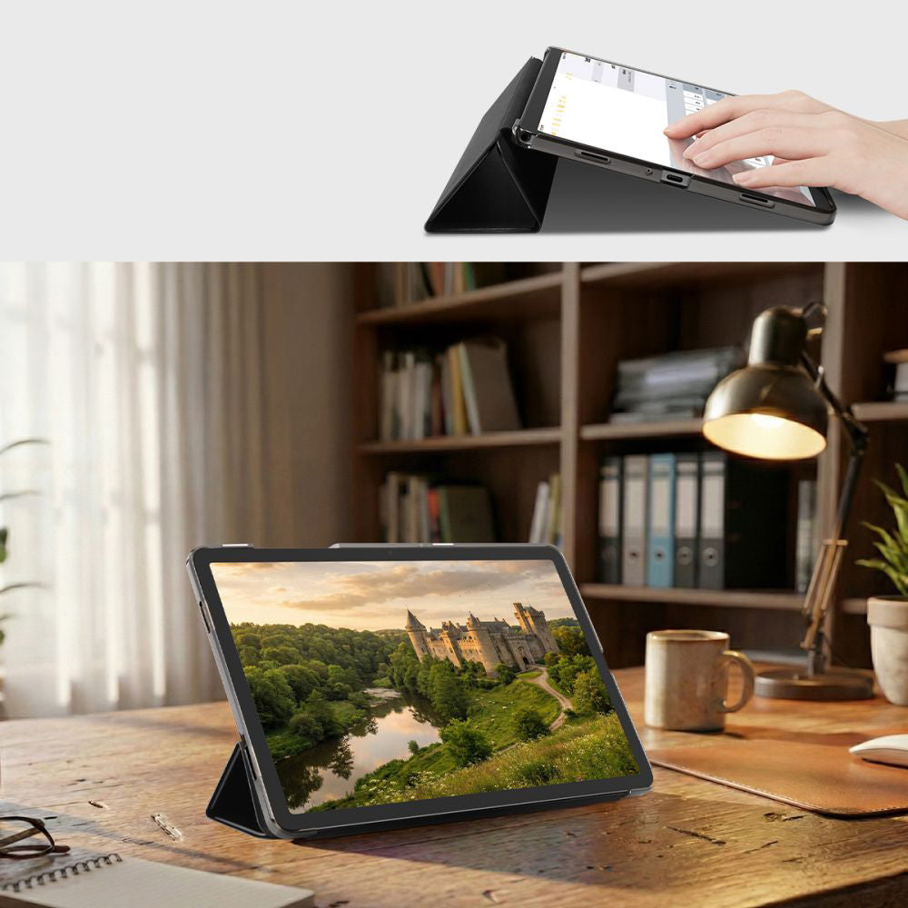 Schutzhülle für Galaxy Tab A11 Plus / A9 Plus, Spigen Smart Fold, Schwarz