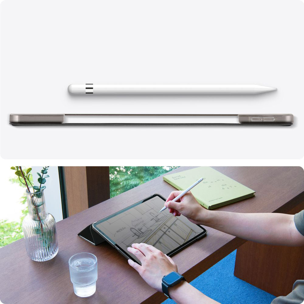 Schutzhülle für iPad Air 13" 2025 / 2024, Spigen Smart Fold, Schwarz