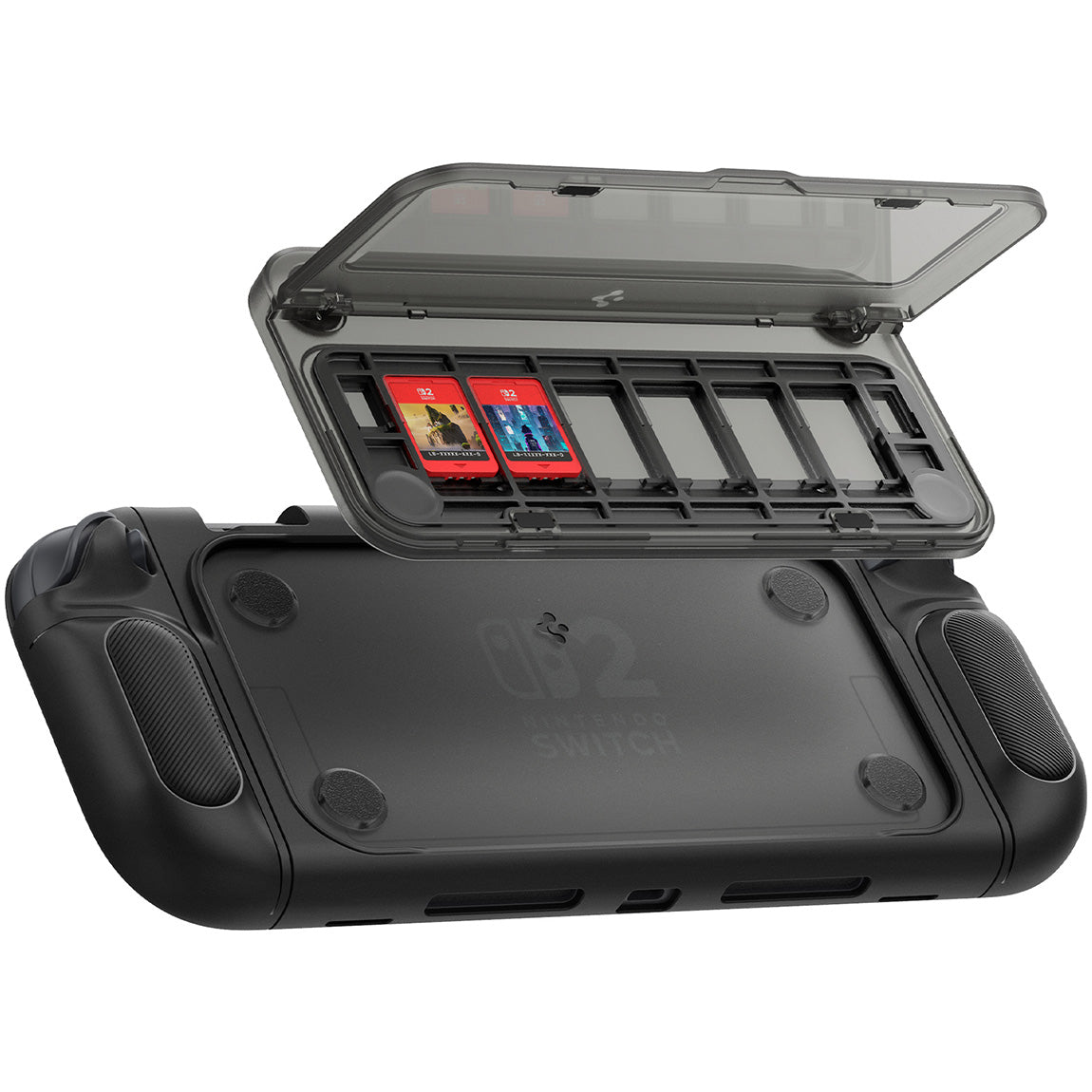 Hülle für Nintendo Switch 2, Spigen Snap Switch, Schwarz