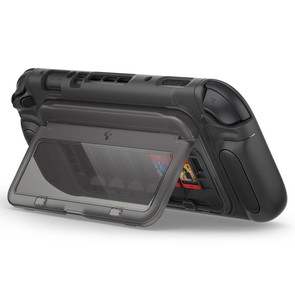 Hülle für Nintendo Switch 2, Spigen Snap Switch, Schwarz