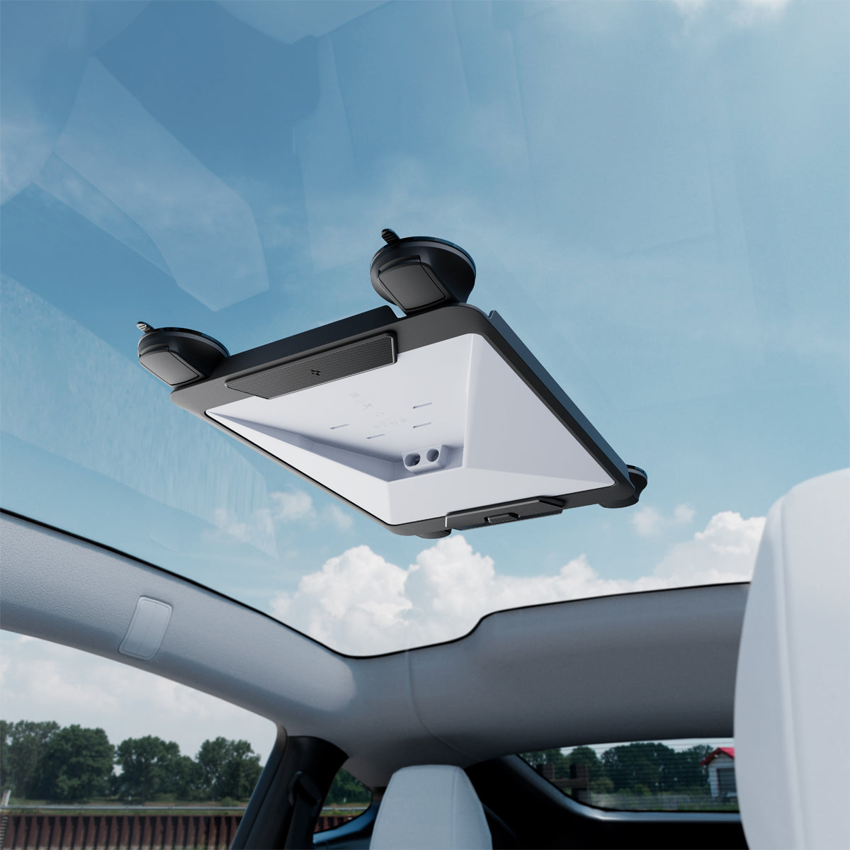 Autohalterung für Starlink Mini, Spigen Window Car Mount STL100, Schwarz