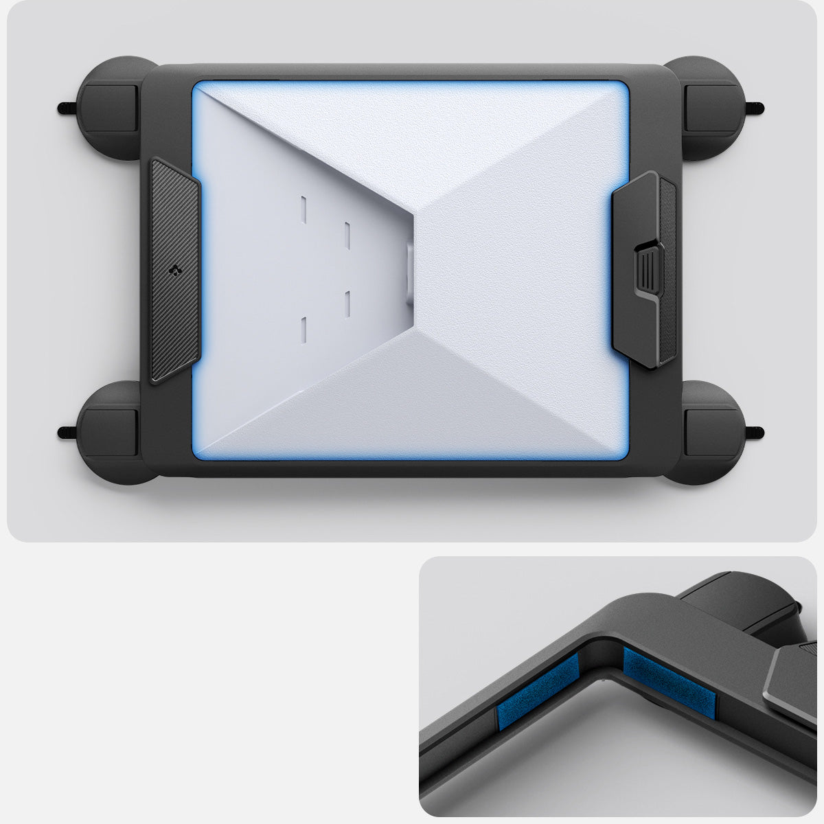 Autohalterung für Starlink Mini, Spigen Window Car Mount STL100, Schwarz
