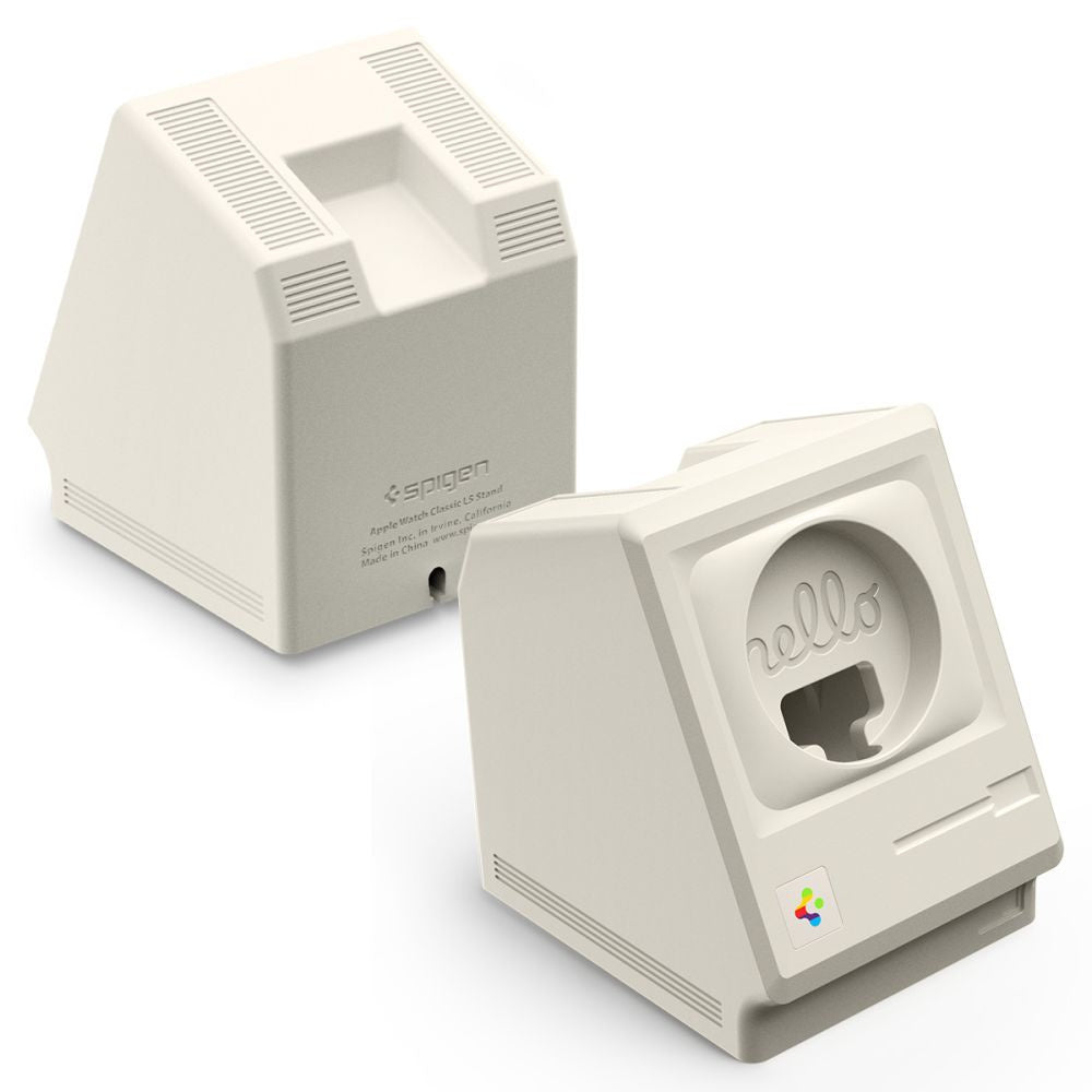 Dockingstation für Apple Watch Ladegerät, Spigen Classic LS Stand, Beige