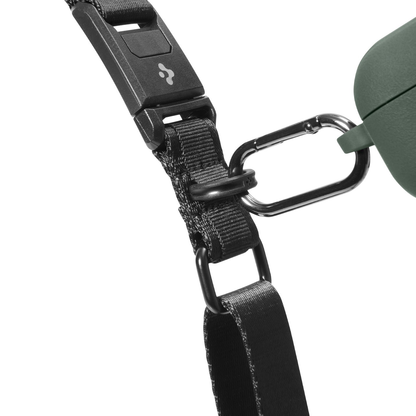 Hals-/Handgelenkband für Smartphone, Spigen Tag Strap DA30M, Schwarz
