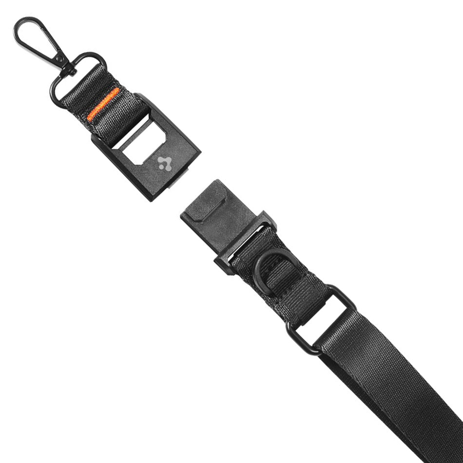 Hals-/Handgelenkband für Smartphone, Spigen Tag Strap DA30M, Schwarz