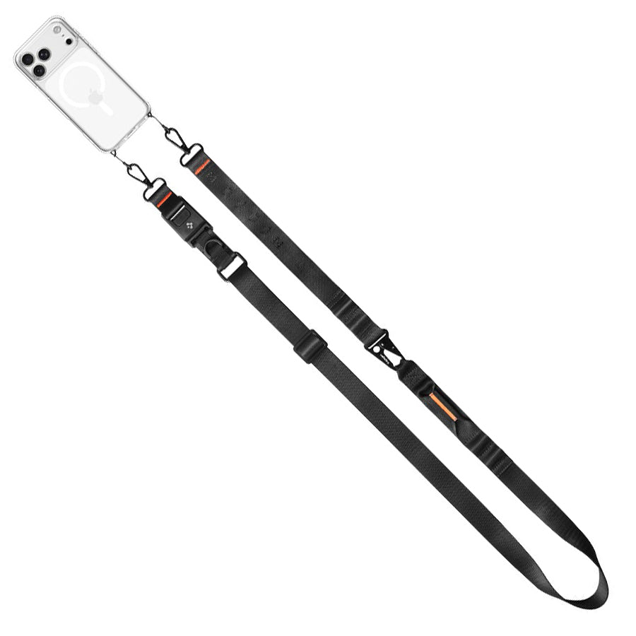 Hals-/Handgelenkband für Smartphone, Spigen Tag Strap DA30M, Schwarz