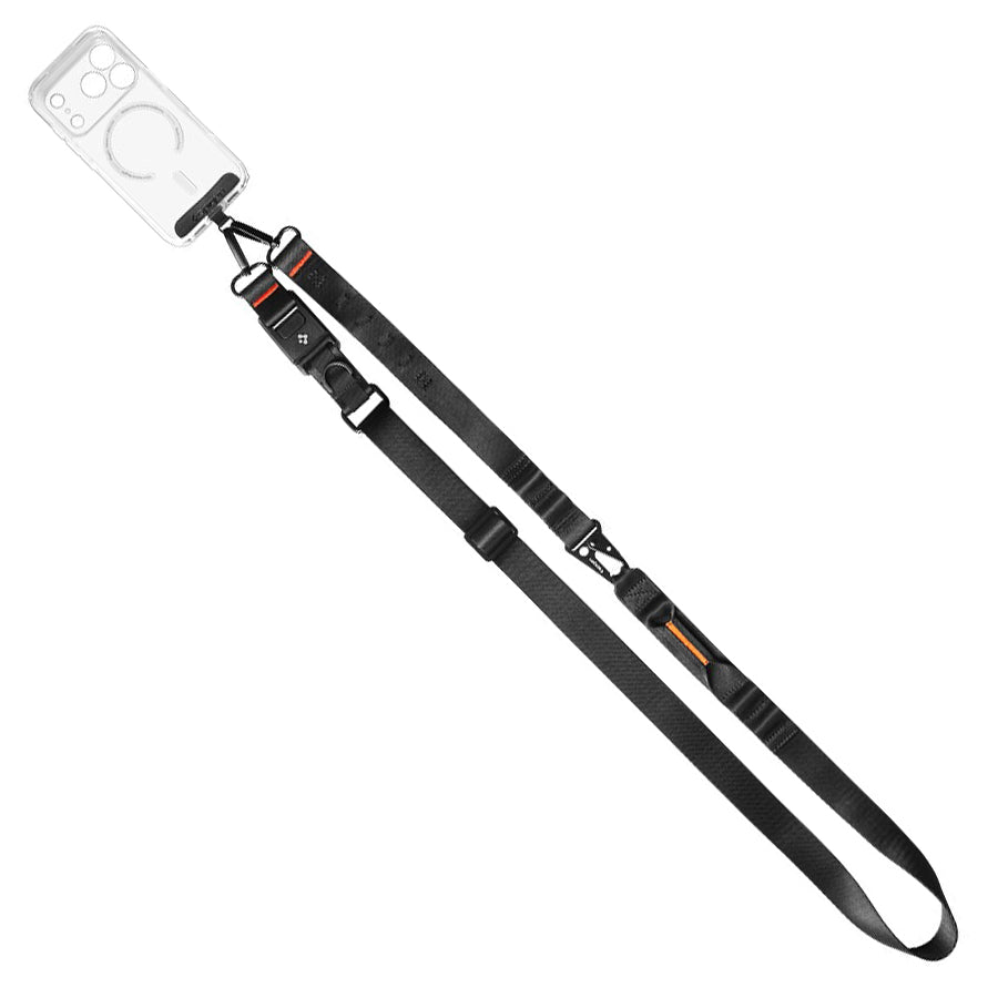 Hals-/Handgelenkband für Smartphone, Spigen Tag Strap DA30M, Schwarz