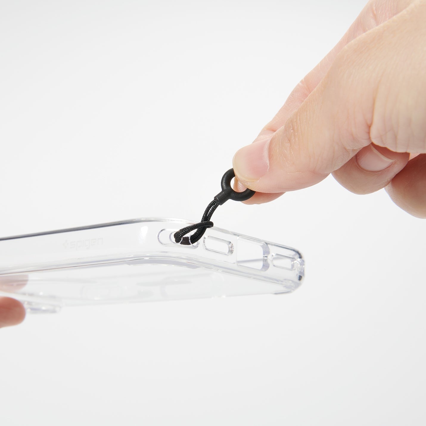 Hals-/Handgelenkband für Smartphone, Spigen Tag Strap DA30M, Schwarz