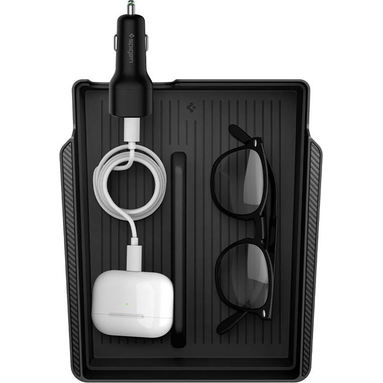 Auto-Organizer für Tesla Model 3/Y, Spigen Armrest Console Organizer, Schwarz