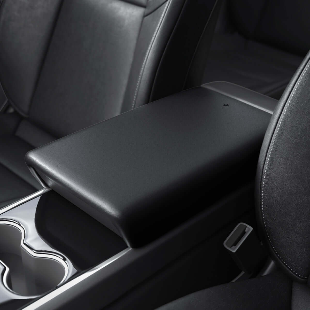 Hülle, Armlehnenpolster für Tesla Model 3 2017-23 / Y 2020-25, Spigen Armrest Cushion, Schwarz