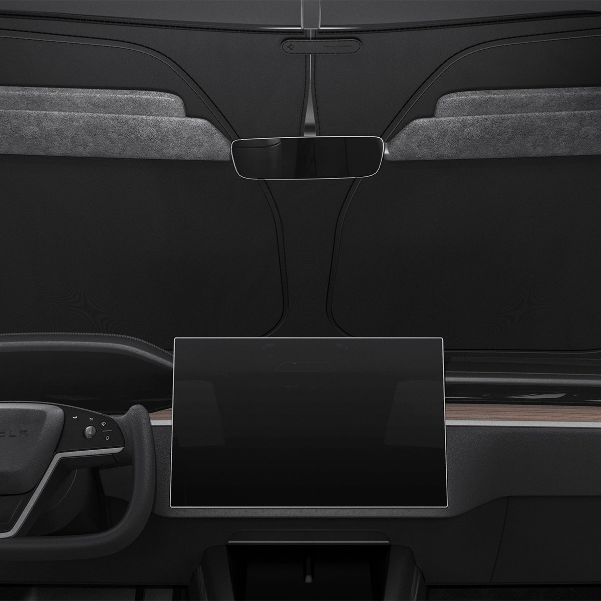 Windschutzscheiben-Sonnenblende für Tesla Model X, Spigen Car Front Windshield Sunshade