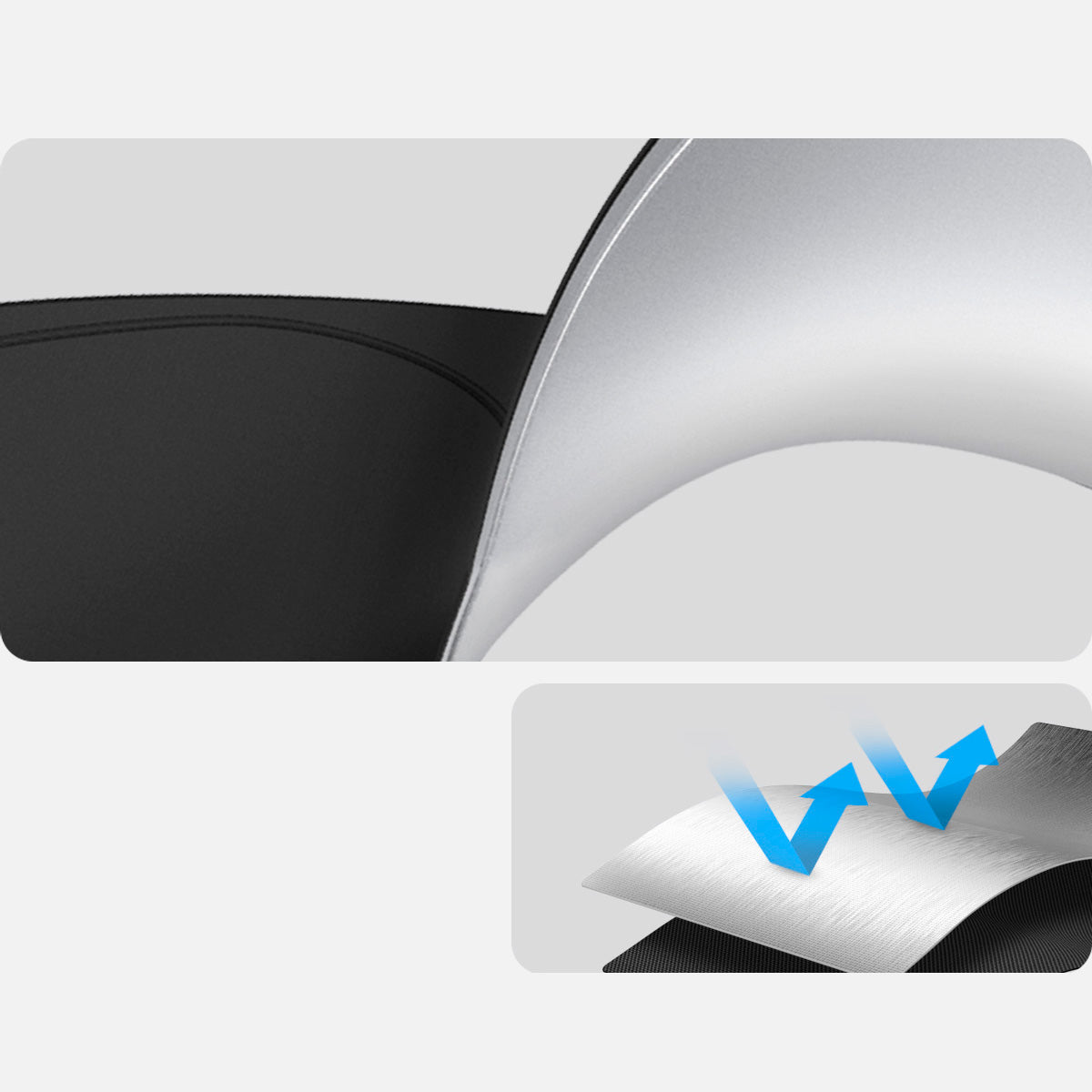 Windschutzscheiben-Sonnenblende für Tesla Model X, Spigen Car Front Windshield Sunshade