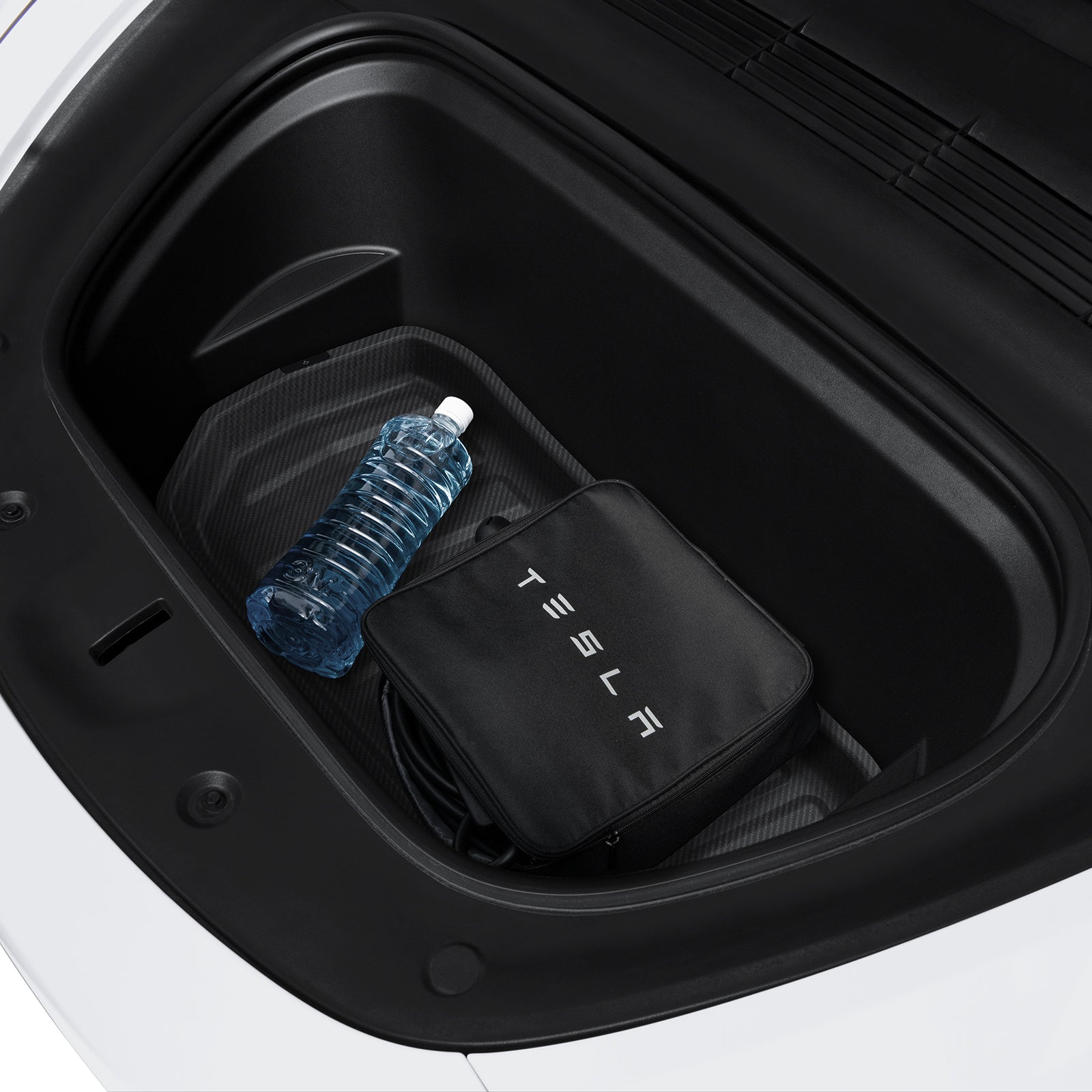 Kofferraummatte vorne für Tesla Model Y, Spigen Car Mat Front Trunk, Schwarz