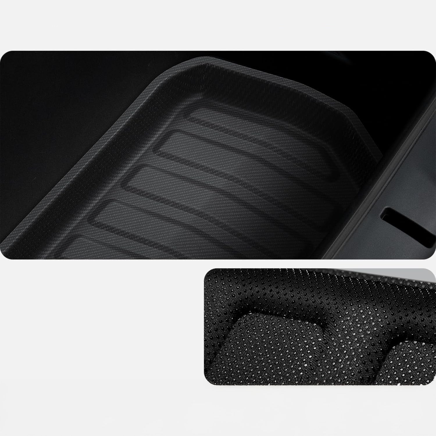 Kofferraummatte vorne für Tesla Model Y, Spigen Car Mat Front Trunk, Schwarz