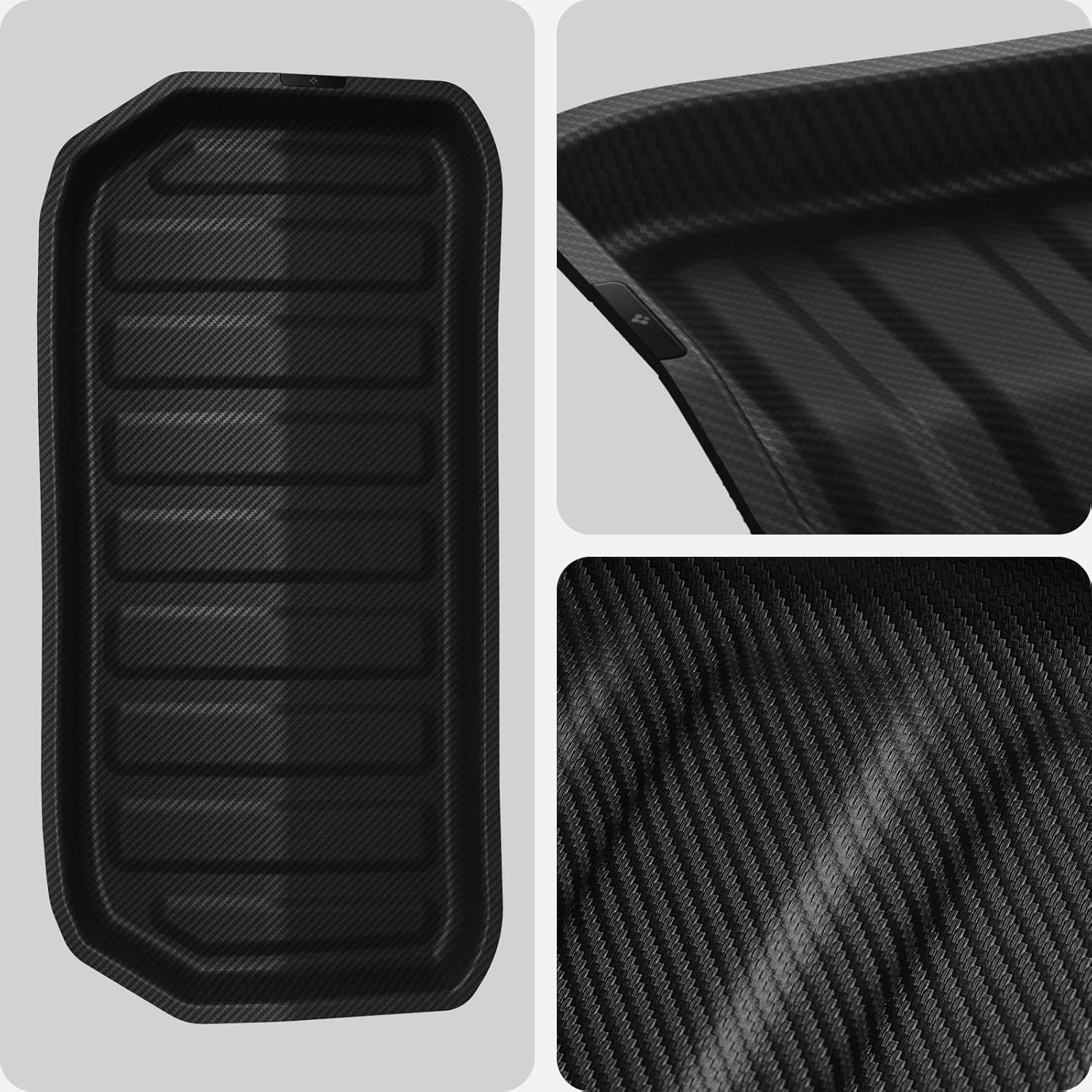 Kofferraummatte vorne für Tesla Model Y, Spigen Car Mat Front Trunk, Schwarz