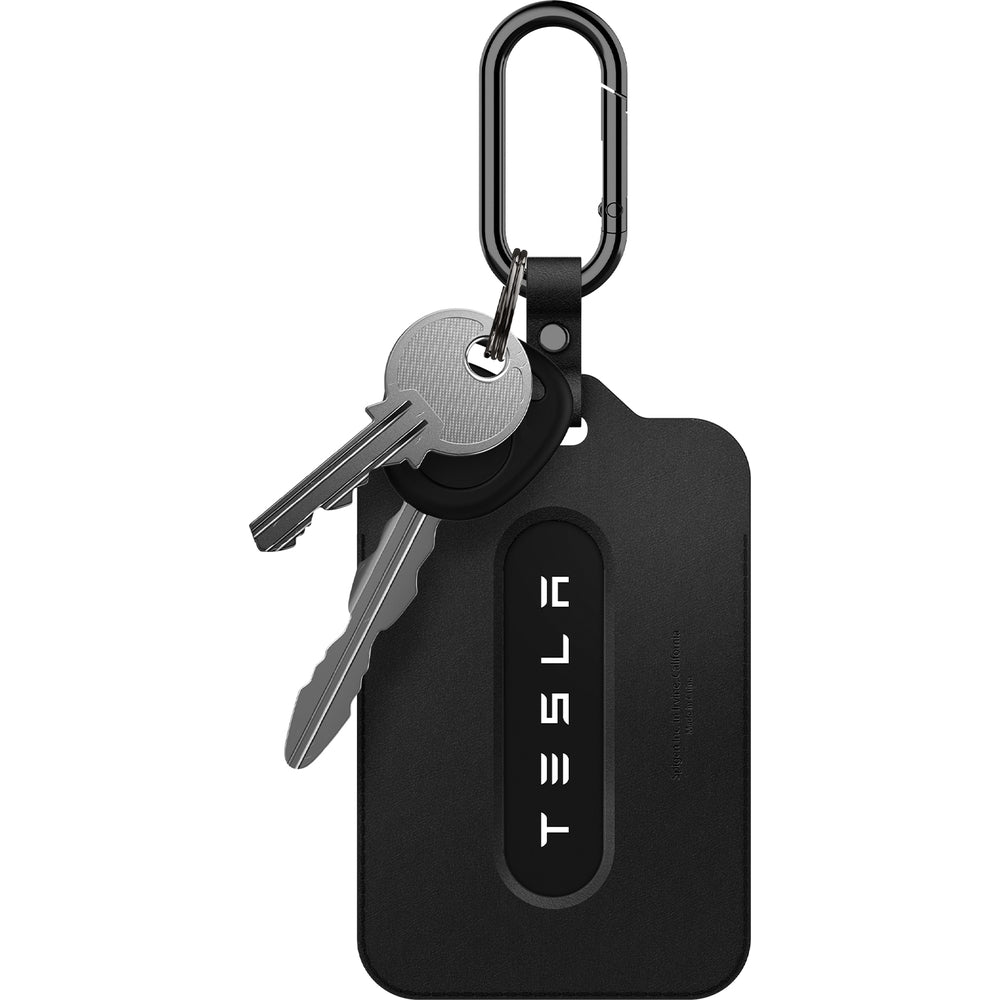 Schlüssel-/Kartenetui für Tesla, Spigen Universal Card Holder Case 2-Pack, Schwarz