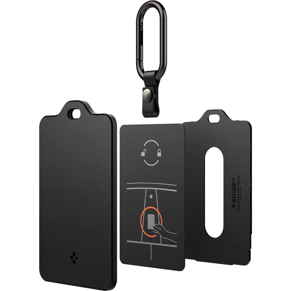 Schlüssel-/Kartenetui für Tesla, Spigen Card Holder Case 2-Pack, Schwarz