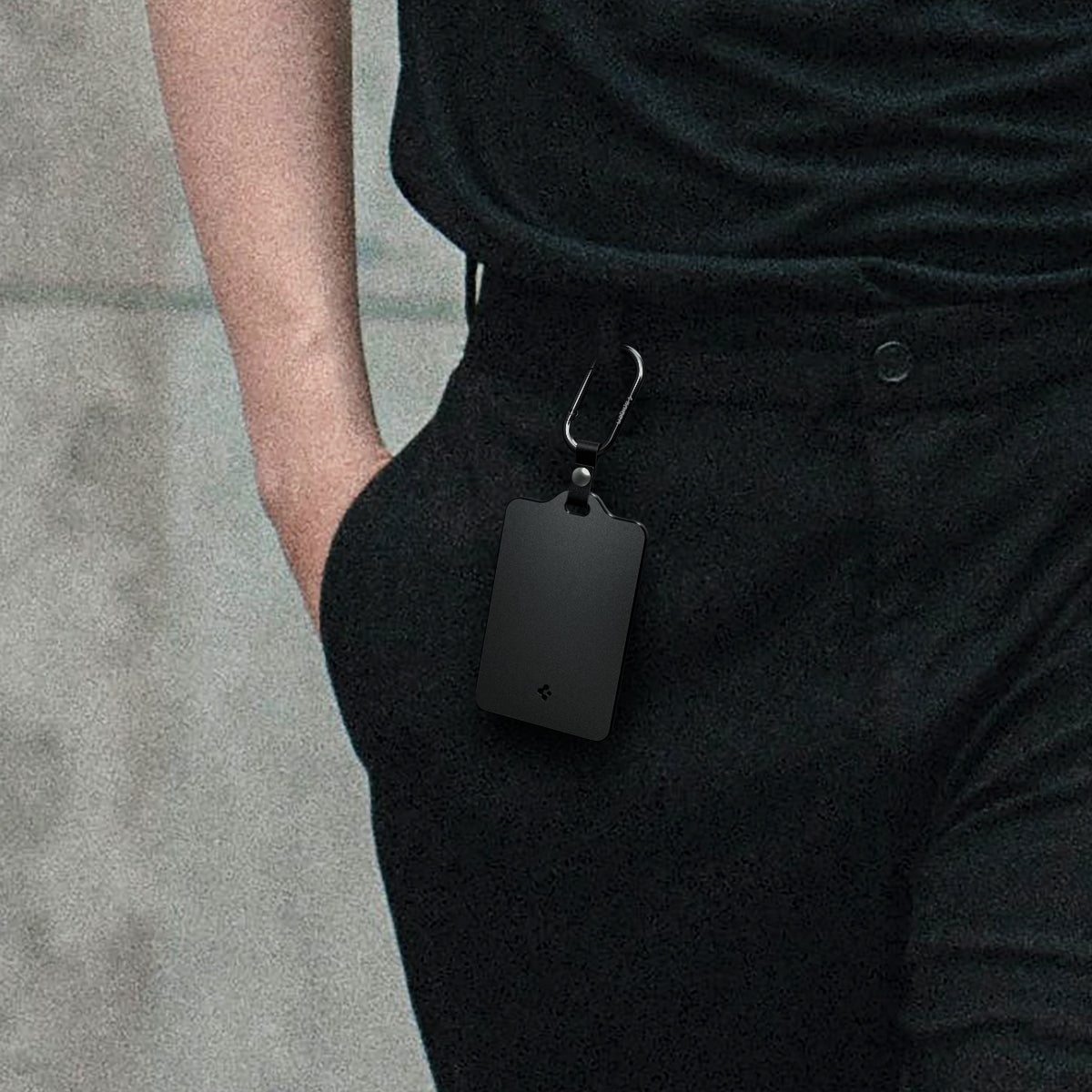 Schlüssel-/Kartenetui für Tesla, Spigen Card Holder Case 2-Pack, Schwarz