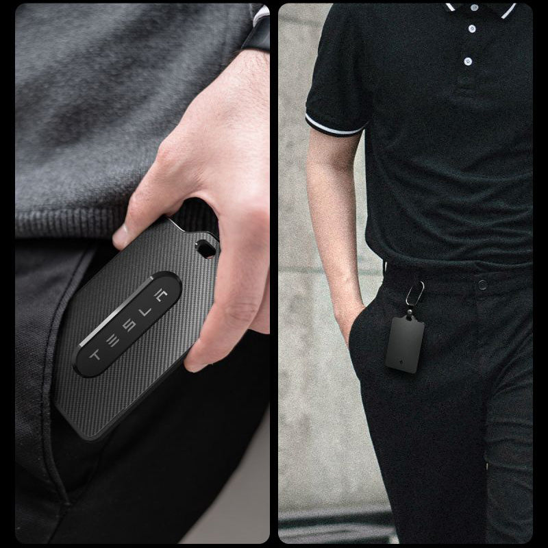 Schlüssel-/Kartenetui für Tesla, Spigen Card Holder Case 1-Pack, Schwarz