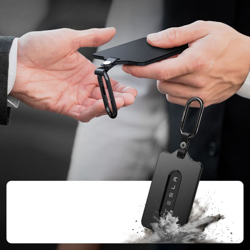 Schlüssel-/Kartenetui für Tesla, Spigen Card Holder Case 1-Pack, Schwarz