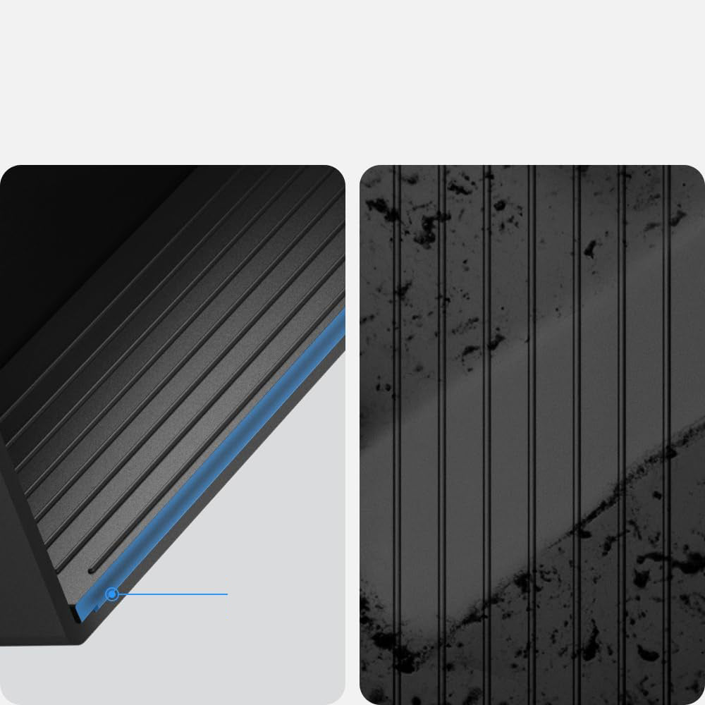 Auto-Organizer für Tesla Model 3 Highland 2024, Spigen Sliding Console Organizer, Schwarz
