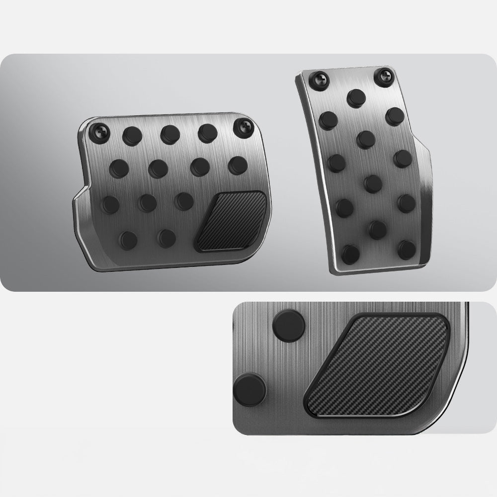 Anti-Rutsch-Pedalauflagen für Tesla Model 3/Y, Spigen Tesla Non-Slip Performance Foot Pedal, Silbern