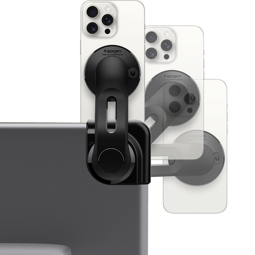 Auto Handyhalterung für Tesla Model 3/X/S/Y/Cybertruck, Spigen TapLock Car Mount Holder für iPhone mit MagSafe, Schwarz