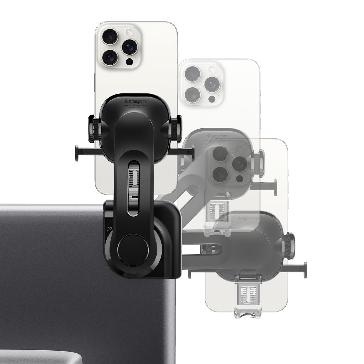 Auto Handyhalterung für Tesla Model 3/X/S/Y/Cybertruck, Spigen TapLock Universal Car Mount Holder, Schwarz