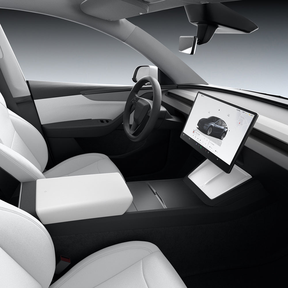 Abdeckung, Ladegerätematte für Tesla Model Y Juniper, Spigen Wireless Charging Pad Cover, Weiß