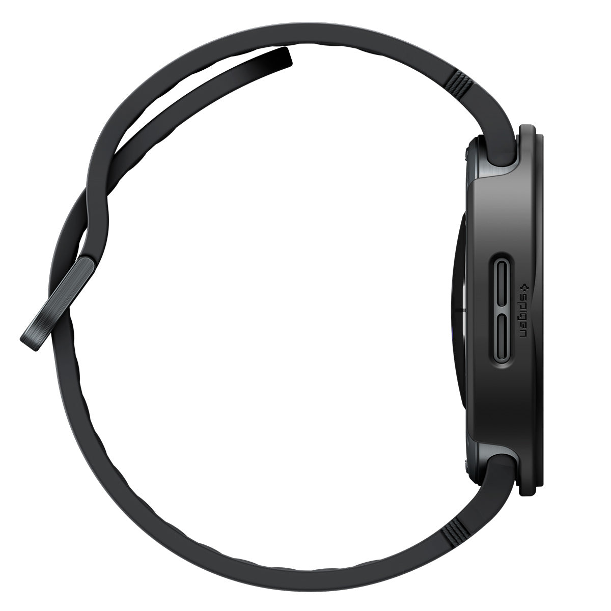 Schutzhülle + Glas Spigen Thin Fit 360 für Galaxy Watch 9 / 8 (44 mm), Schwarz