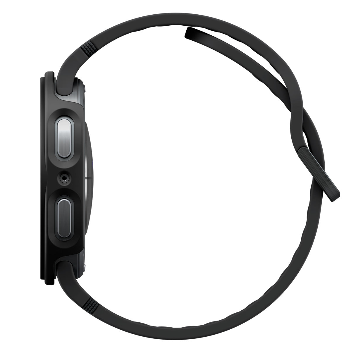 Schutzhülle + Glas Spigen Thin Fit 360 für Galaxy Watch 9 / 8 (44 mm), Schwarz