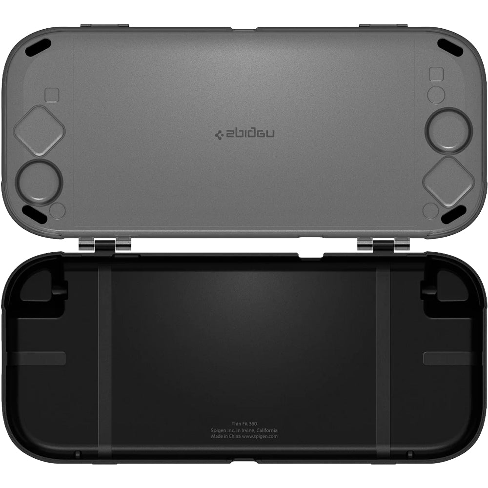Schutzhülle für Nintendo Switch 2, Spigen Thin Fit 360, Schwarz Rauch