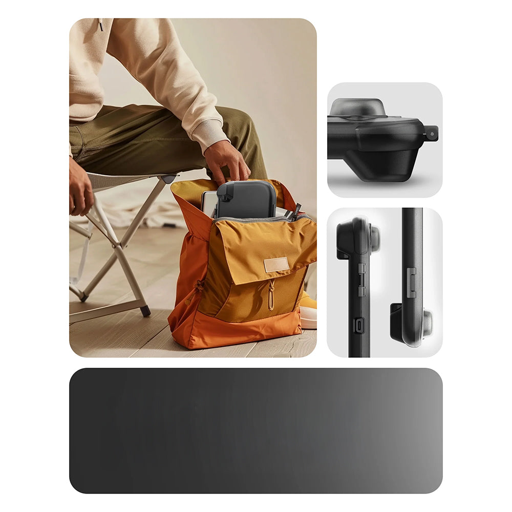Schutzhülle für Nintendo Switch 2, Spigen Thin Fit 360, Schwarz Rauch