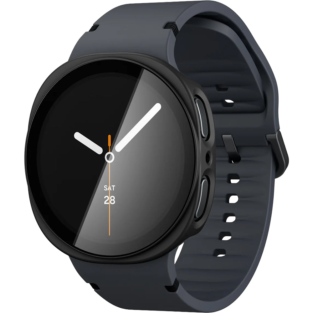Schutzhülle + Glas Spigen Thin Fit 360 für Galaxy Watch 9 / 8 (40 mm), Schwarz