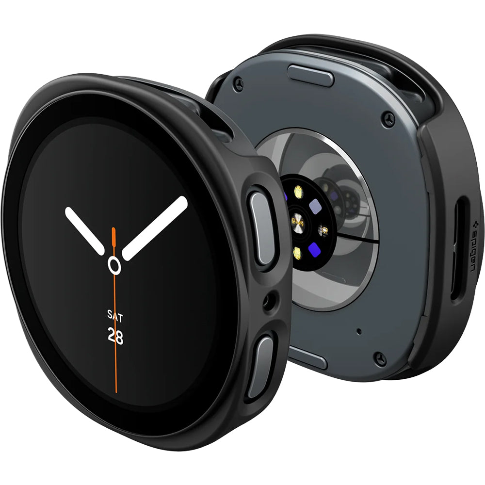 Schutzhülle + Glas Spigen Thin Fit 360 für Galaxy Watch 9 / 8 (40 mm), Schwarz