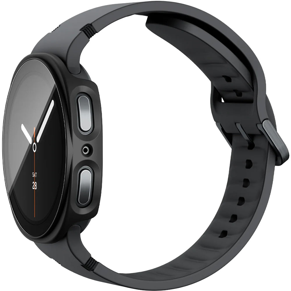Schutzhülle + Glas Spigen Thin Fit 360 für Galaxy Watch 9 / 8 (40 mm), Schwarz