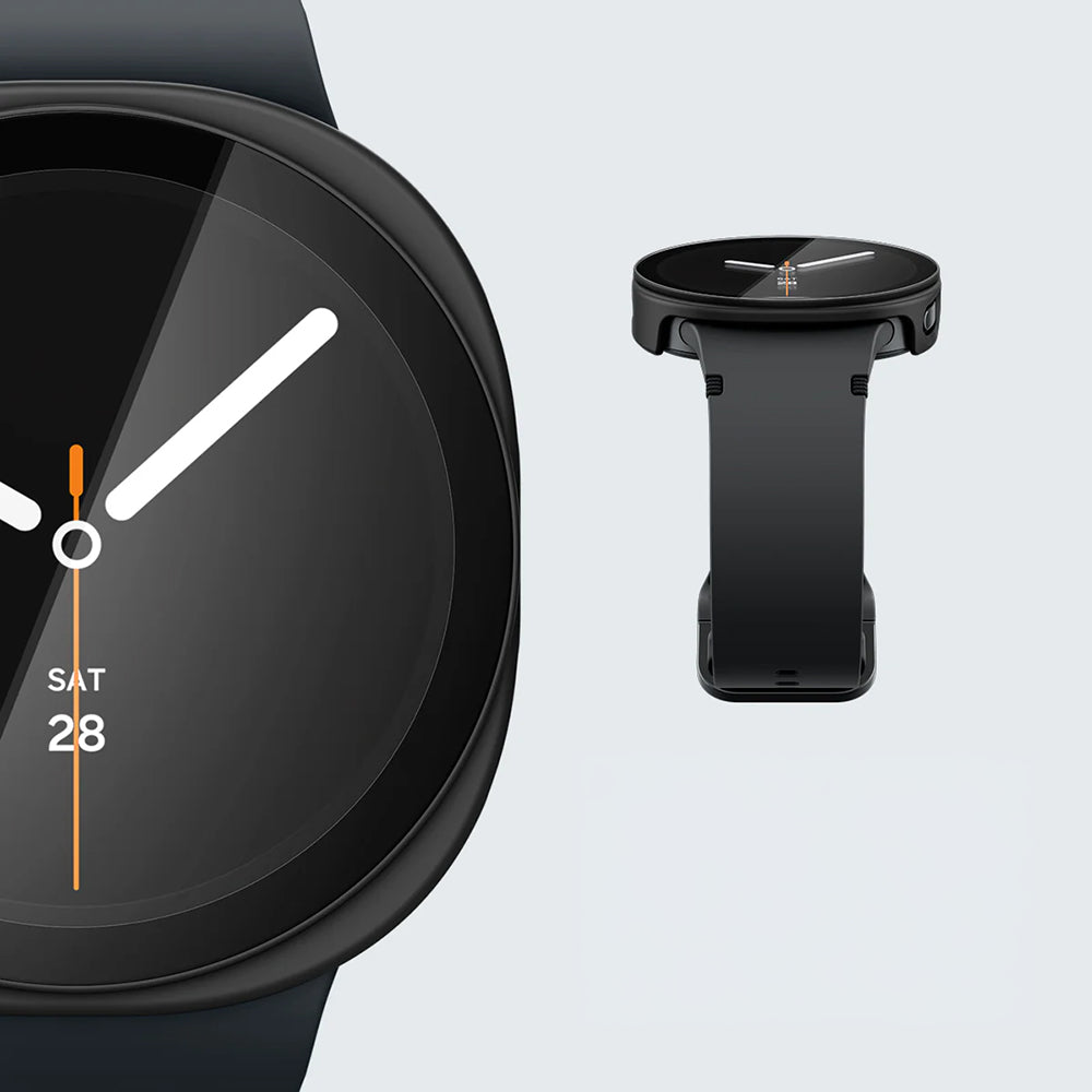 Schutzhülle + Glas Spigen Thin Fit 360 für Galaxy Watch 9 / 8 (40 mm), Schwarz