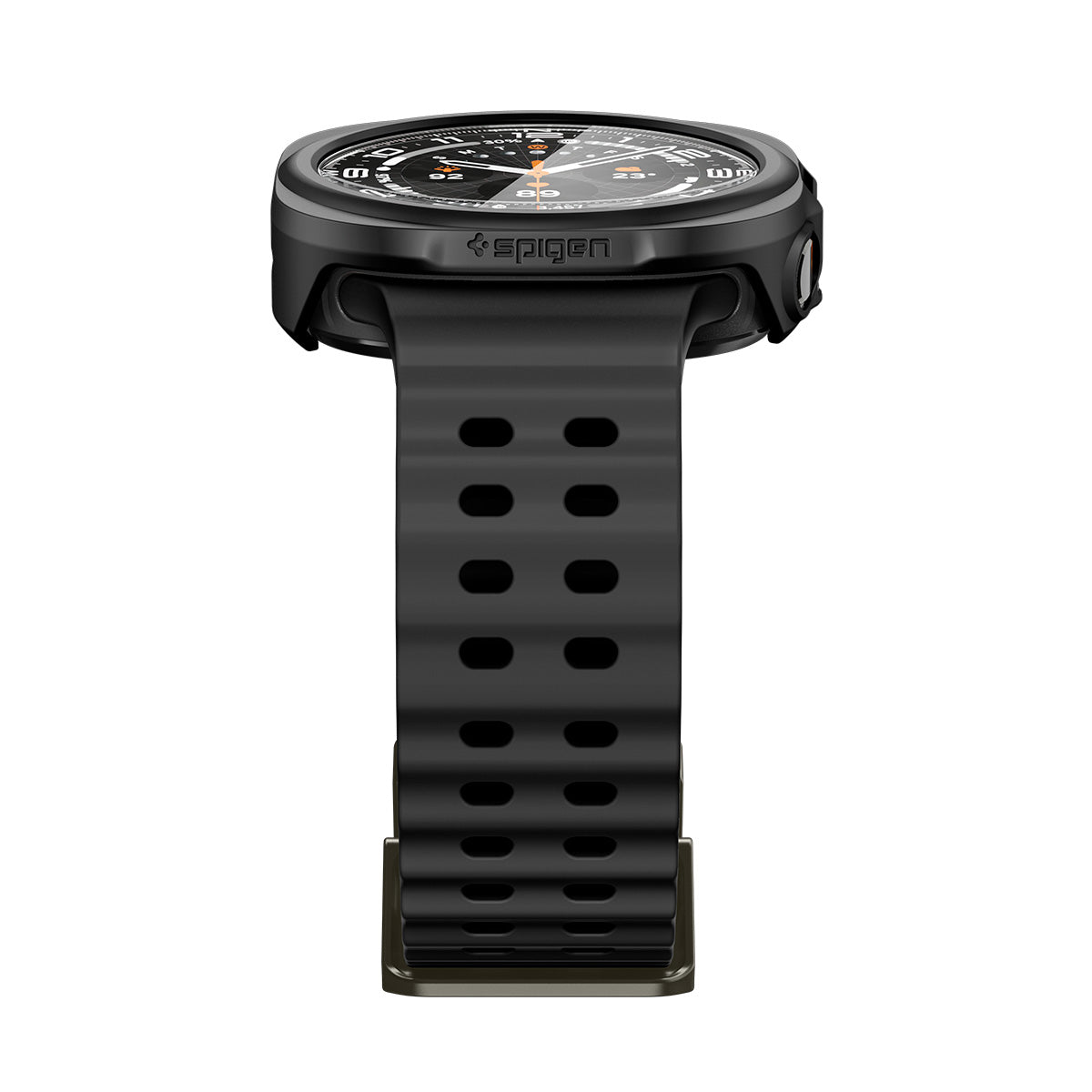 Schutzhülle + Glas für Galaxy Watch Ultra 2 47mm (2026), Spigen Thin Fit 360, Schwarz (11/19)