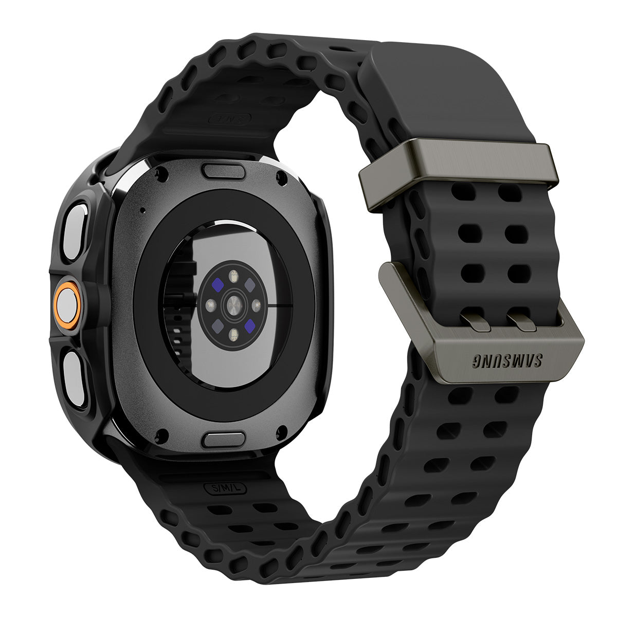 Schutzhülle + Glas für Galaxy Watch Ultra 2 47mm (2026), Spigen Thin Fit 360, Schwarz (12/19)