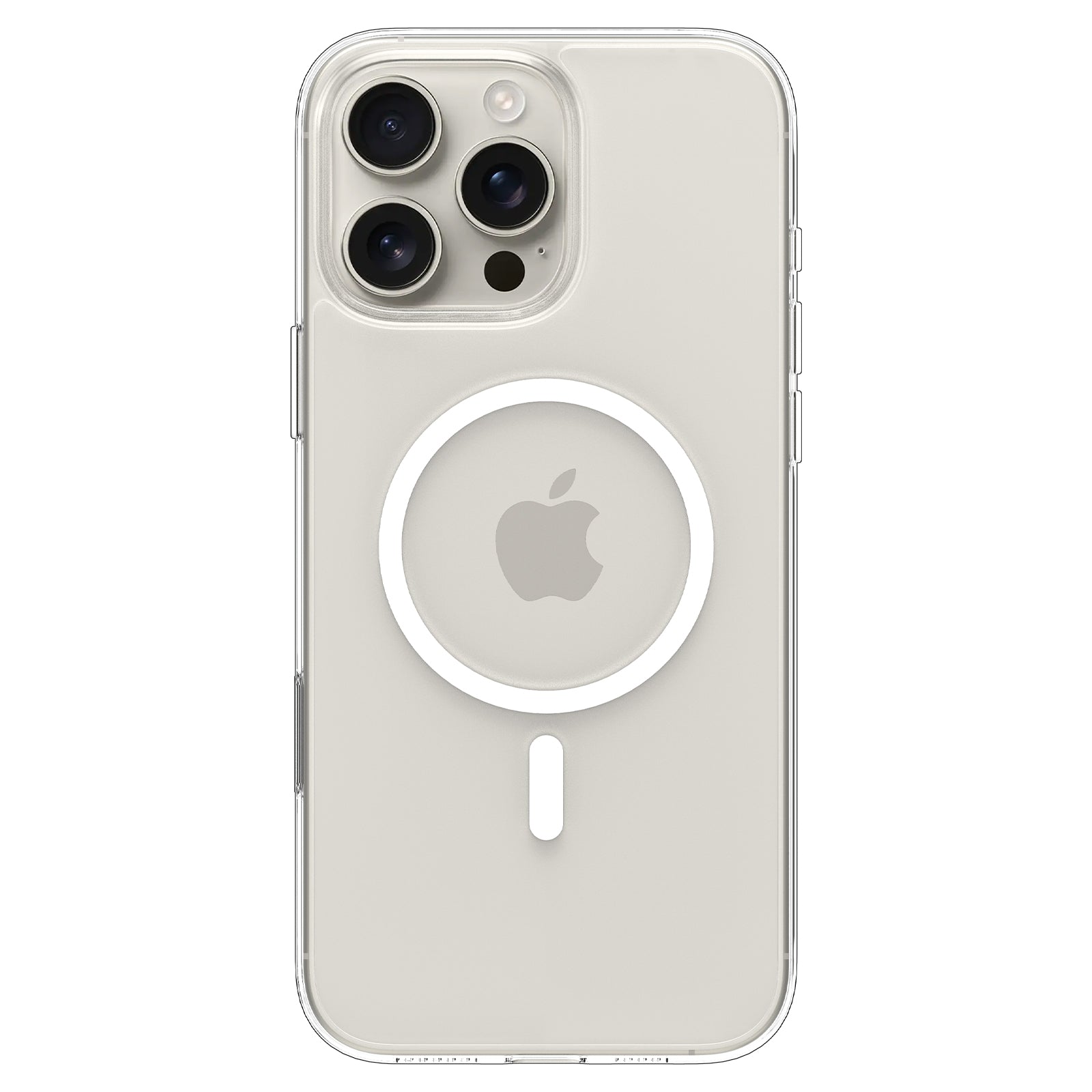 Handyhülle für iPhone 16 Pro Max, Spigen Thin Fit T Mag (CC) mit MagSafe, Transparent-Weiß