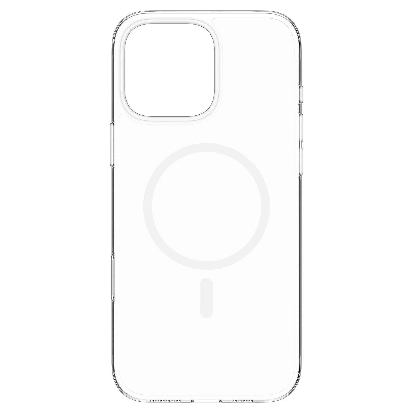 Handyhülle für iPhone 16 Pro Max, Spigen Thin Fit T Mag (CC) mit MagSafe, Transparent-Weiß